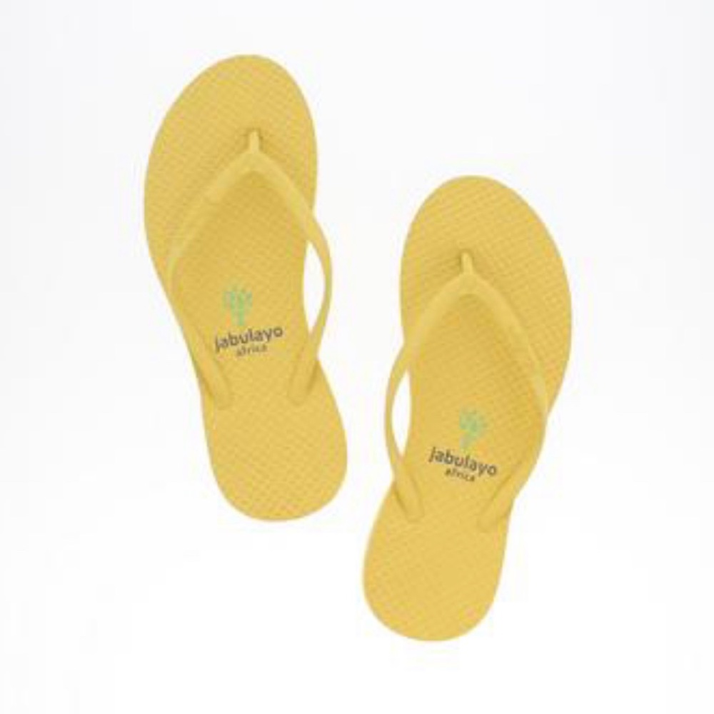 Jabulayo Natural rubber flip flop sandals